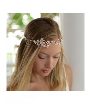 Mariell Freshwater Crystal Bridal Headband