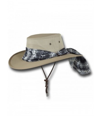 Barmah Hats Ladies Canvas Drover Hat - Item 1047 - Beige 3402 - CZ117R1YQ5R