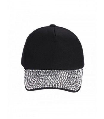 Besde Cotton Baseball Rhinestone Snapback