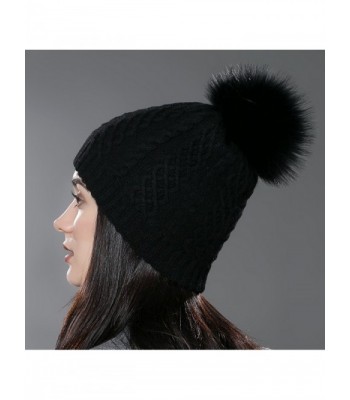 URSFUR Womens Winter Bobble Unisex in Women's Skullies & Beanies