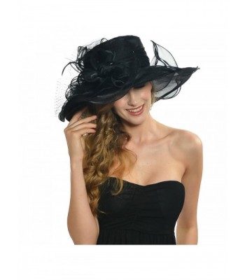 Women Voile Fascinator Church Formal in Women's Sun Hats