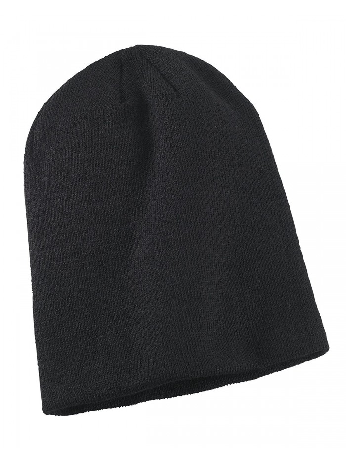 Big Accessories BA519 Slouch Beanie - Black - C311JN8XLGH