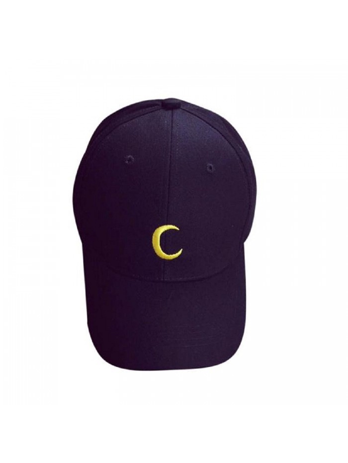 Caps- Toraway Embroidery Cotton Baseball Cap Snapback Caps Hip Hop Hats - Black - CA12N1OY3UJ