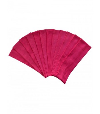 1 Dozen 2.5 Inch Funny Girl Designs Cotton Soft and Stretchy SPARKLING GLITTER Headbands - Hot Pink - CR118AIMJKJ