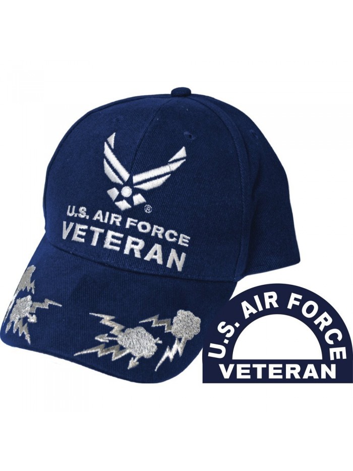 United States Air Force Veteran II Blue Hat Cap USAF - CW11COQ0VOP