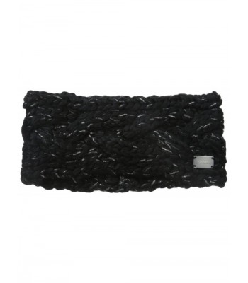 Coal Women's The Greer Chunky Hand-Knit Headband - Black - CW11J20HJRN