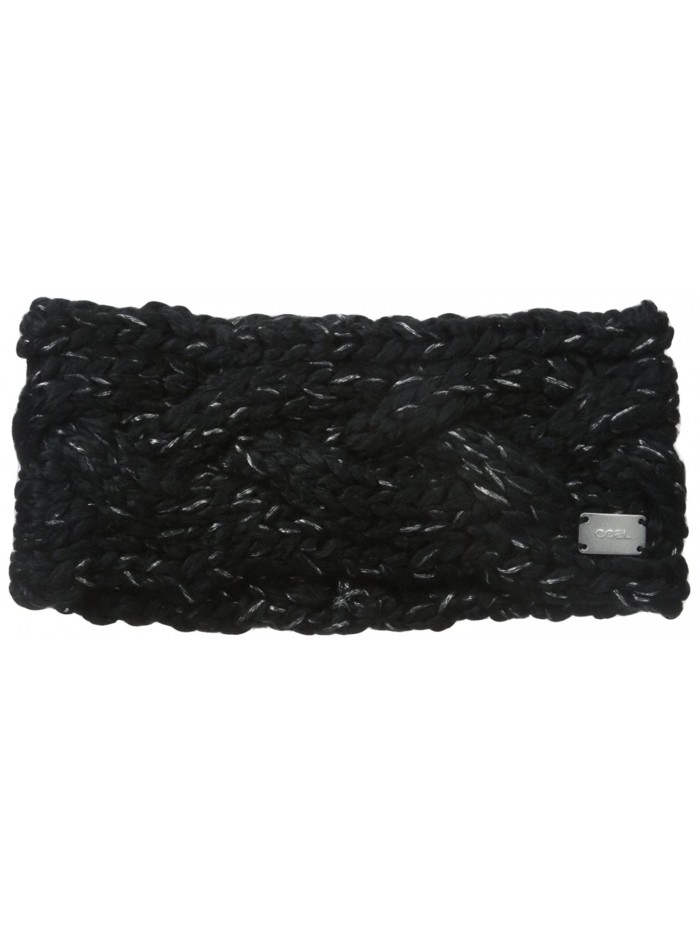 Coal Women's The Greer Chunky Hand-Knit Headband - Black - CW11J20HJRN