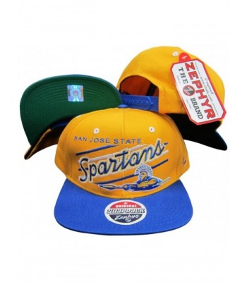 San Jose State Spartans Adjustable Plastic Snapback Hat / Cap - CD116QJGJ1Z
