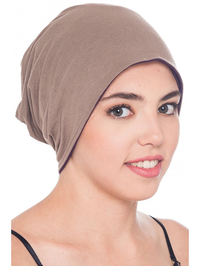 Unisex Reversible Beanie for Hair Loss | Chemo Caps - Mulberry-umber - CX11K2L79RL