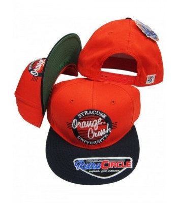 Syracuse Orangemen Orange Crush Circle Snapback Adjustable Snap Back Hat / Cap - CL116A6QGCZ