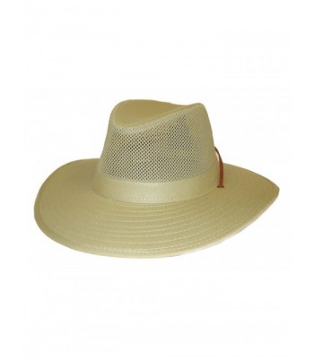 Fisherman's Ventilated Mesh Safari Hat / Sand - C3112SL3157