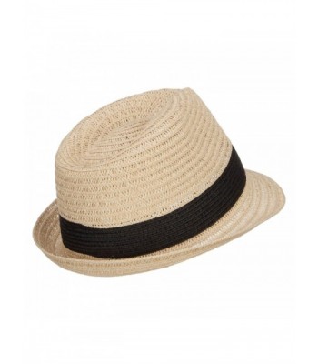 MG Womens Toyo Braid Fedora in Women's Fedoras