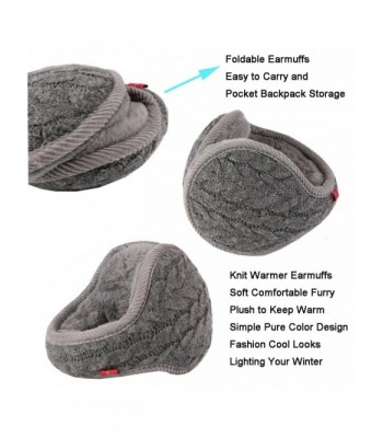 Earmuffs Polemax Foldable Adjustable Earwarmer in Women's Cold Weather Headbands