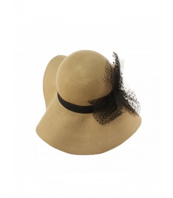 Winter Netted Ribbon Floppy Hat in Women's Sun Hats