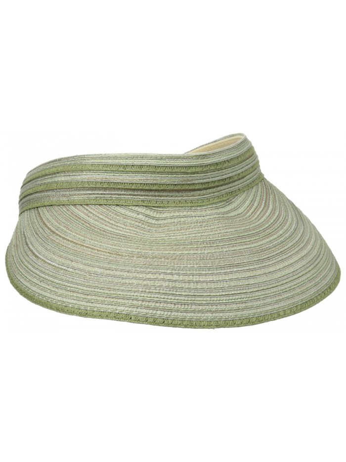 San Diego Hat Company Women's Mixed Braid Visor - Age - C311HAICH2F