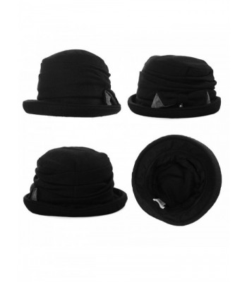 Cloche Winter Vintage Crushable SIGGI in Women's Bucket Hats