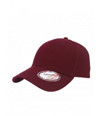 Duolaimi Plain Baseball Cap With Metal Button For Unisex Adult - Red - C812BRQLUFV