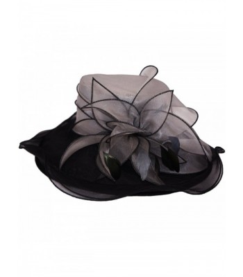 Organza black white protect kentucky in Women's Sun Hats