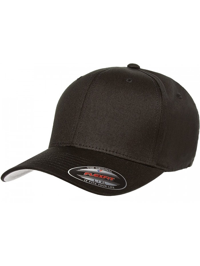 Flexfit THP Premium Cotton Twill Hat - Black - CL125C2MBHH