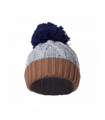 Chenille Beanie Color Block Winter