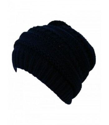 Winter Womens Slouchy Knitted Beanie in Women's Skullies & Beanies