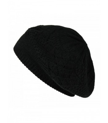 Winter Pointelle Classic Slouchy Beanie