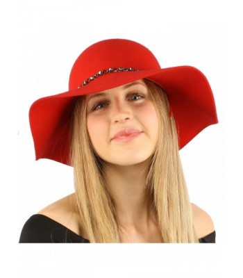 Winter Chrome Hatband Floppy Hat in Women's Sun Hats