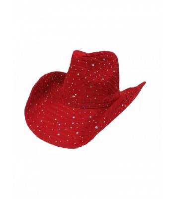 Glitter Sparkle Western Hats / Red - Red - CA112PPQ0DL