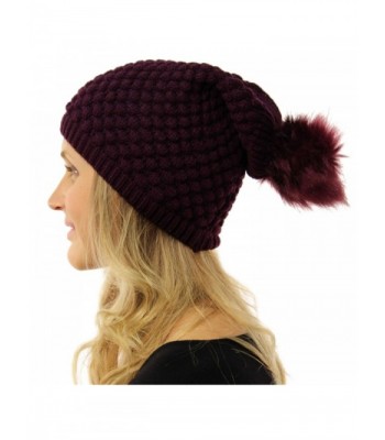 Ladies Chunky Bubble Slouch Hat in Women's Skullies & Beanies