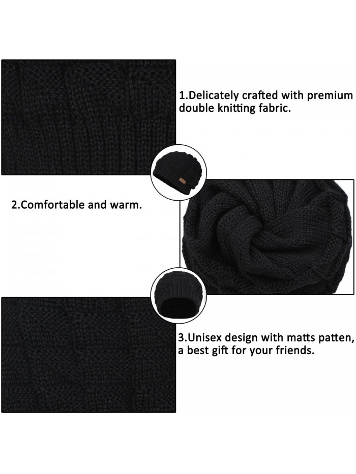 Dual- use Slouchy Knit Beanie Cycling Hat Oversized Baggy Tail Solid ...
