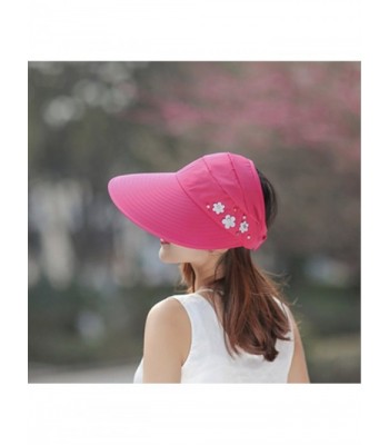 Qingsun Summer Folding Protection Beach in Women's Sun Hats