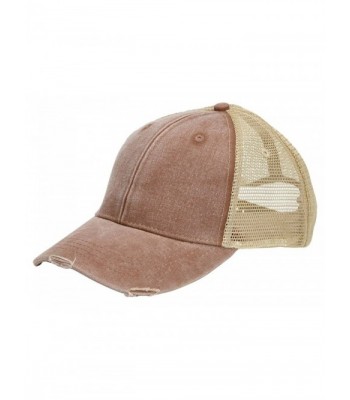 Adams Durable Trucker Style Structured Ollie Cap- One Size- Mississipi Mud/Tan - CQ11JLJ1NYP