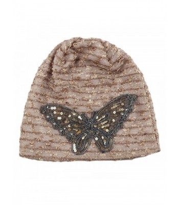 ChezAbbey Womens Winter Bilayer Butterfly