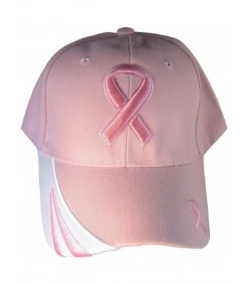 Breast Cancer Awareness Pink Ribbon Baseball Cap Hat / Pink on Pink - CT11PTFUDHD