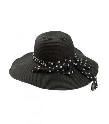 Headwear Womens Floppy Packable Black in Women's Sun Hats