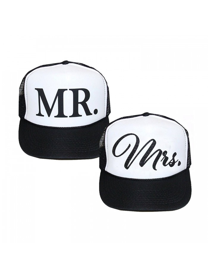 Classy Bride Mr. and Mrs. Trucker Hat Set - CO17XXI7Y80