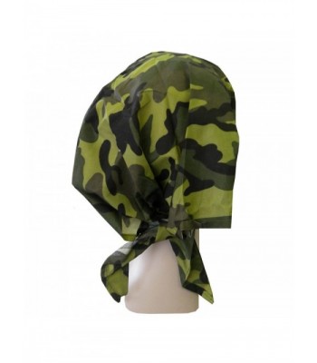 Green Camouflage Bandana Visor Unisex in Women's Sun Hats