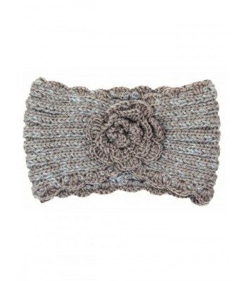 Crown Winter Warm Button Cable Knit Headband (Various Colors) - 004-taupe - CK188CXZHEA