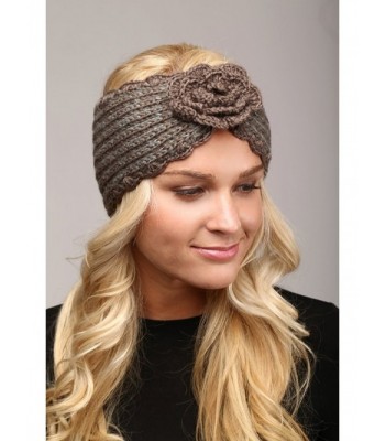 Crown Winter Headband Various 004 TAUPE