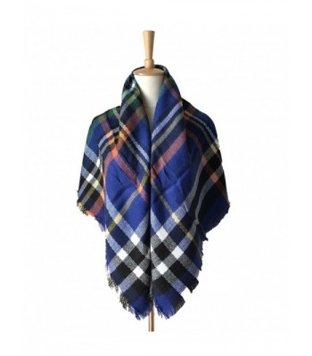Family Match Scarf Plaid Blanket Shawls for Adult and Kids - Saphire ...