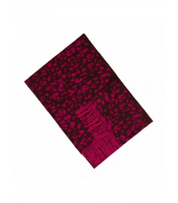 D&Y Classic Softer than Cashmere Feel Scarf Elegant Unisex Winter Scarf-20 Designs - Black and Pink Design - CT11O230DTB