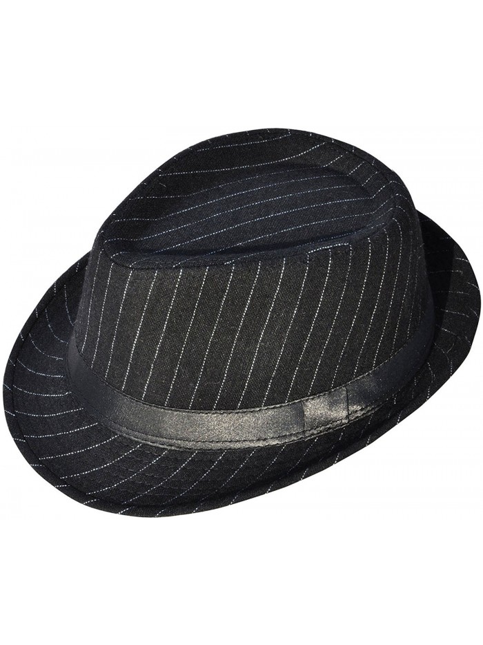 Simplicity Men Women Fashion Trilby Wool Fedora Hats - 3074_black - CA11NSRRS95