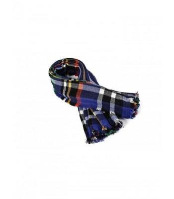 Spring fever Colorful Checked Blanket in Cold Weather Scarves & Wraps