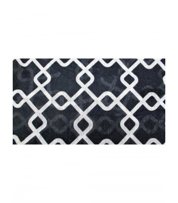 Womens Interlocking Square Pattern Zipper