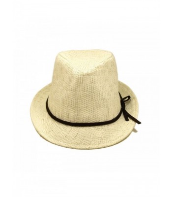 Young Adult Teens White Fedora