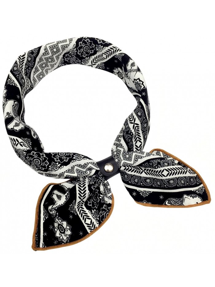 BaiX Women's Multiple Prints Square Scarf Neckerchief Hair Neck Scarves - Pattern 20 - CL182A75OL7