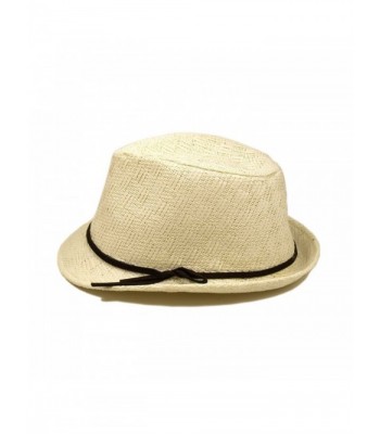 Young Adult Teens White Fedora in Men's Fedoras