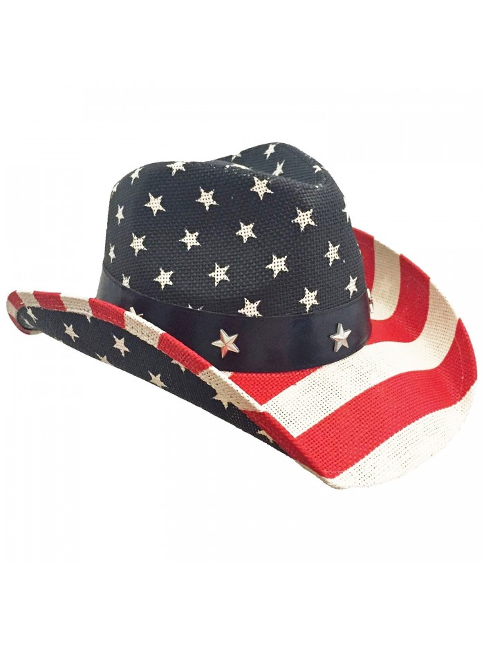 American Flag Cowboy Hat - CR11ZH5IQTR