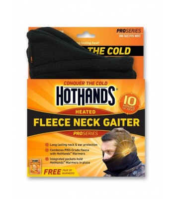 HotHands Heated Fleece Neck Gator - Black - CW115TGM497