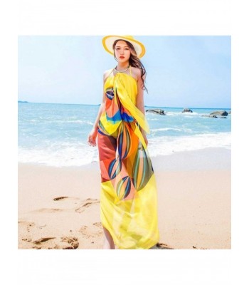 Leezo Swimsuit Chiffon Irregular Lengthened in Fashion Scarves